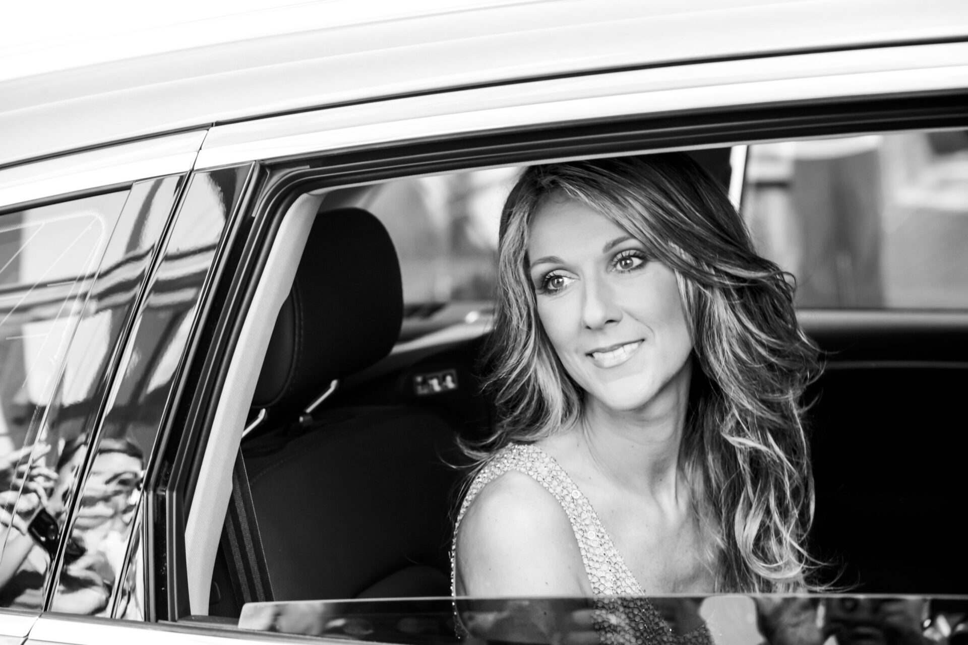 CAPE TOWN, WESTERN CAPE - FEBRUARY 21: Celine Dion exits the Taking Chances World Tour Press Conference on February 21, 2008 at the Primedia Broadcasting Studios in Cape Town, South Africa (Photo by Michelly Rall/WireImage) *** Local Caption *** Celine Dion