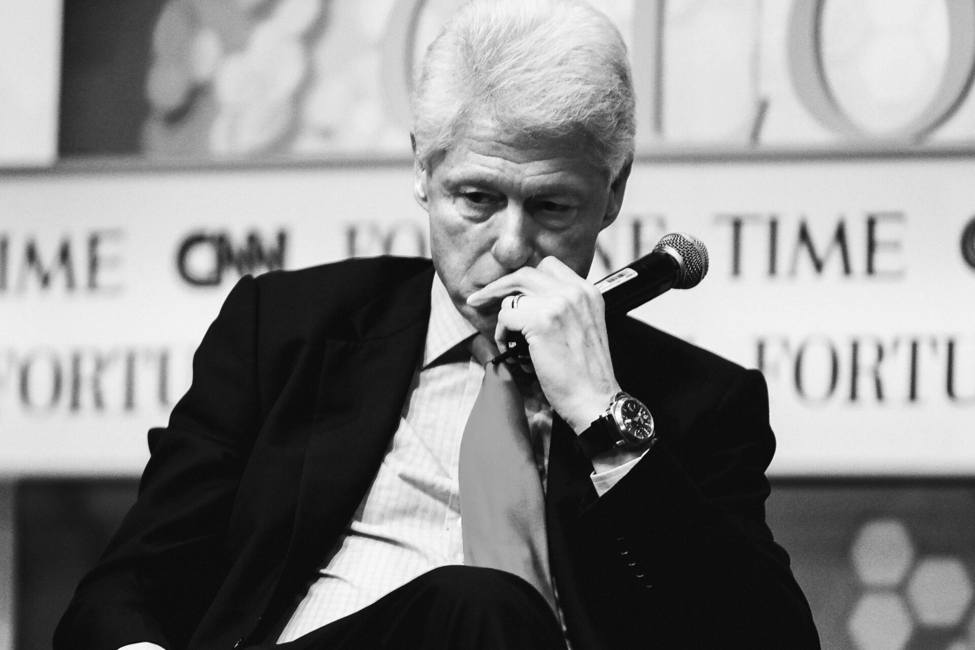 CAPE TOWN, SOUTH AFRICA - JUNE 27: Former President Bill Clinton, Founder of the William J Clinton Foundation attends the TIME/FORTUNE/CNN Global Forum at the Cape Town International Convention Centre on June 27, 2010 in Cape Town, South Africa. (Photo by Michelly Rall/Getty Images for TIME/FORTUNE/CNN) *** Local Caption *** Bill Clinton